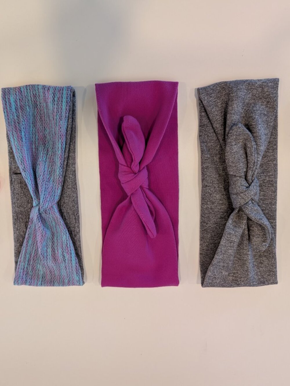6 Ivivva by Lululemon headbands, bow and elastic